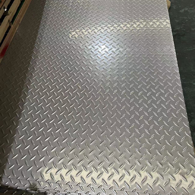 1000mm×2000mm SS 304 Chequered Plate 200 400 Cold Hot Rolled