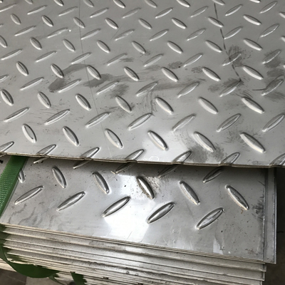 1000mm×2000mm SS 304 Chequered Plate 200 400 Cold Hot Rolled