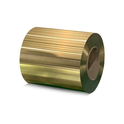 Ti Gold PVD 3mm Stainless Steel Strip 201 304 Hairline Surface