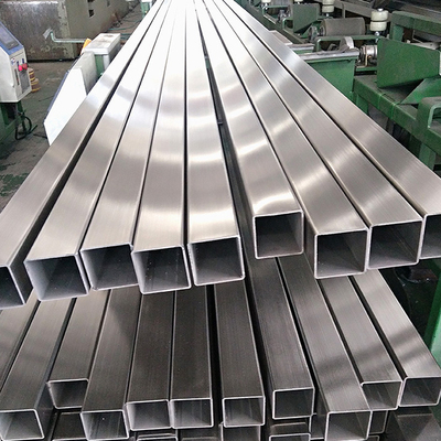 AISI SS Hairline Hollow Stainless Steel Square Pipe 201 304 316