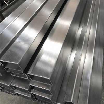 Rectangular Stainless Steel Pipe 316 410 304L AISI SS Hollow Square Tube