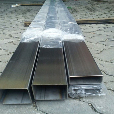 Rectangular Stainless Steel Pipe 316 410 304L AISI SS Hollow Square Tube