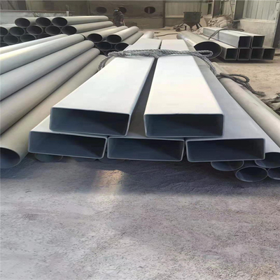 Rectangular Stainless Steel Pipe 316 410 304L AISI SS Hollow Square Tube