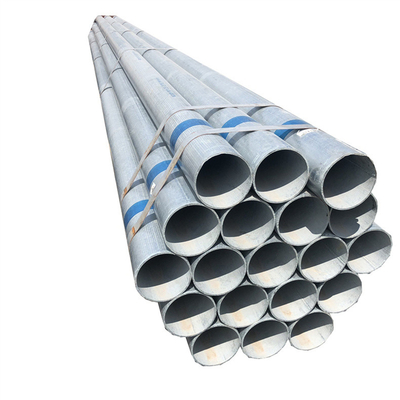 Welded Seamless Carbon Steel Pipe 20mm Construction Thickness Customized