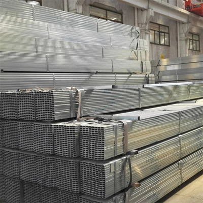 Hot Dipped Welded Galvanized Square Steel Tube Hollow Section For Construction