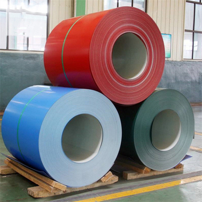 RAL Color Carbon Steel Coil Customized PPGL Coated AZ250 DX51D Zinc Width SGS