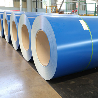 Color Customized Carbon Steel Coil PPGL Coated AZ250 DX51D Zinc Width SGS