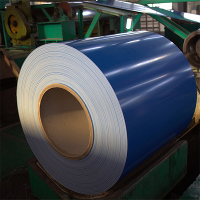 Color Customized Carbon Steel Coil PPGL Coated AZ250 DX51D Zinc Width SGS