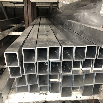 Anodized Polished Aluminium Tubing Square Hollow Box Section For Gate Fence Decoration