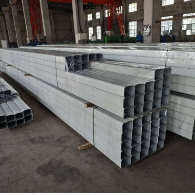 Anodized Polished Aluminium Tubing Square Hollow Box Section For Gate Fence Decoration