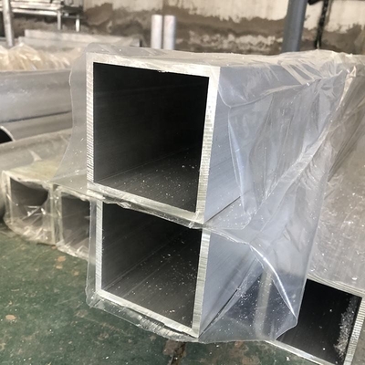 Anodized Polished Aluminium Tubing Square Hollow Box Section For Gate Fence Decoration