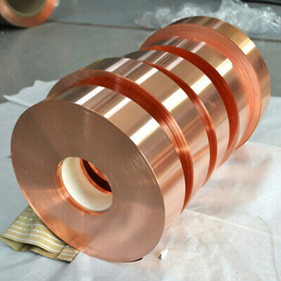 0.15-5.0mm 99.99% C11000 Pure Copper Coil Foil Strip For Electronics