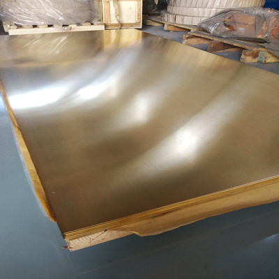 Ultimate Pure Copper Plate Brass Plate Sheet 220~400 35% Elongation 2mm Thickness
