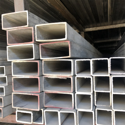 Galvanized Steel Rectangular Hollow Tube Hot Dipped Welded 25 X 25 X 1.6mm