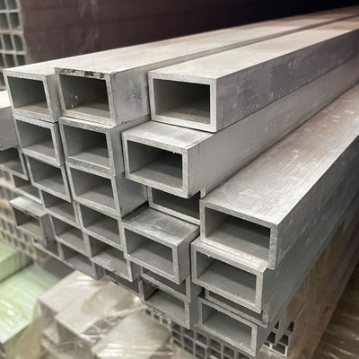 Mat Anodizing Bending Aluminium Tubing Square Alloy Rectangular Section Tube